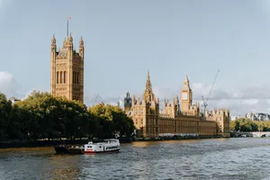 London skyline with Westminster